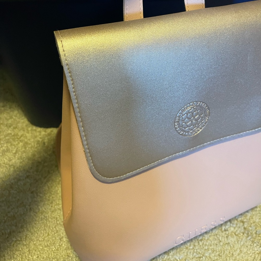 Cute Backpack in two tone pink color